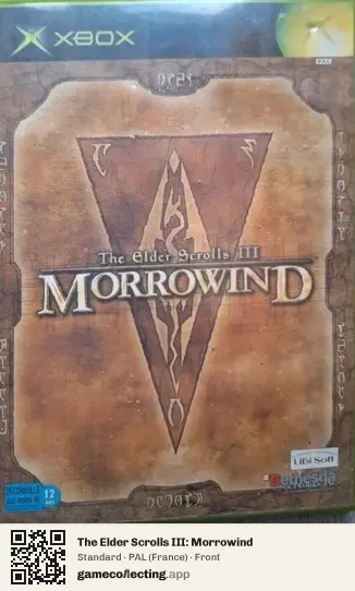 The Elder Scrolls III: Morrowind Xbox, France box front