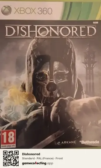 Dishonored Xbox 360, France box front
