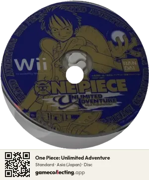 One Piece: Unlimited Adventure Nintendo Wii, Asia disc
