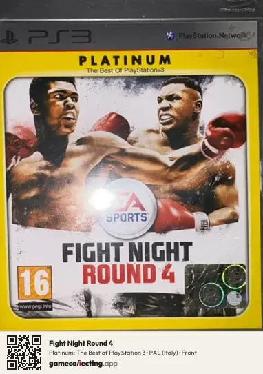 Fight Night Round 4 PlayStation 3, Italy box front