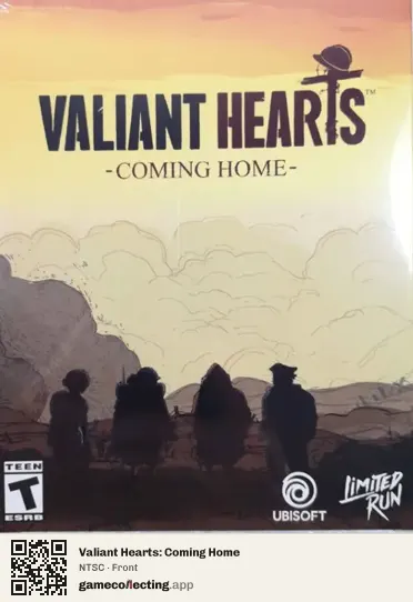 Valiant Hearts: Coming Home PlayStation 4, NTSC box front