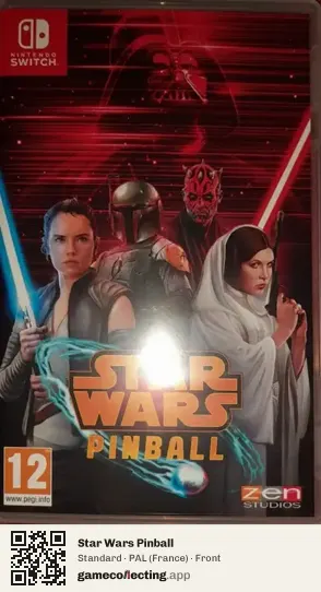 Star Wars Pinball Nintendo Switch, France box front