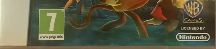Scooby-Doo! and the Spooky Swamp, the PEGI square on its front