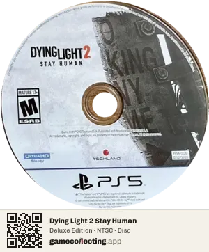 Dying Light 2 Stay Human PlayStation 5, NTSC disc