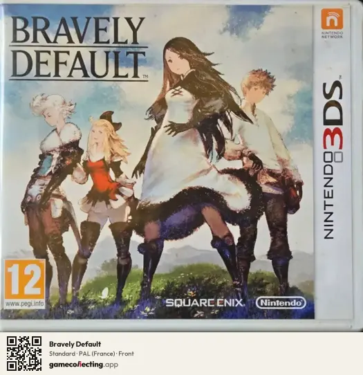 Bravely Default Nintendo 3DS, France box front