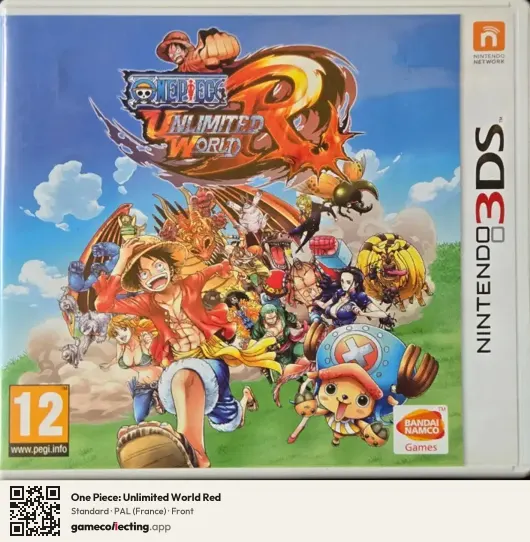 One Piece: Unlimited World Red Nintendo 3DS, France box front