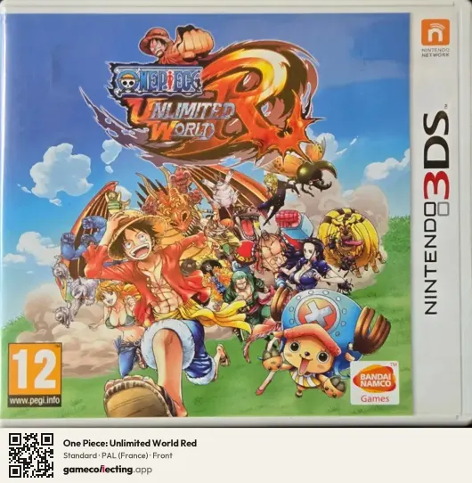 One Piece: Unlimited World Red Nintendo 3DS, France box front