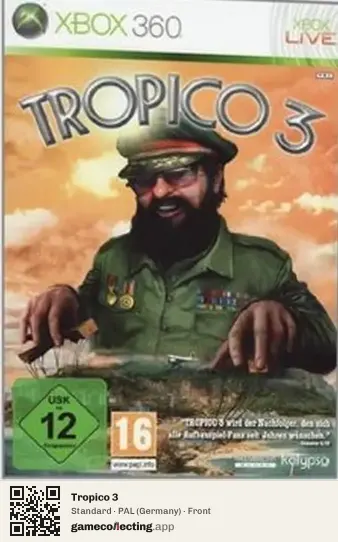 Tropico 3 Xbox 360, Germany box front