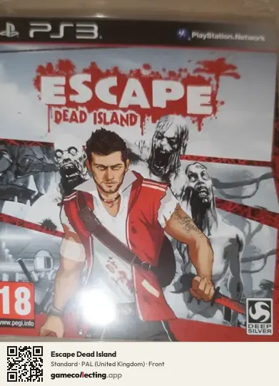 Escape Dead Island PlayStation 3, United Kingdom box front