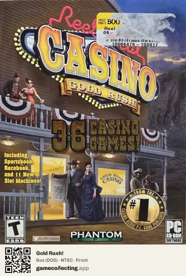 Gold Rush! Computer, NTSC box front