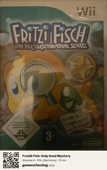 Freddi Fish: Kelp Seed Mystery Nintendo Wii, Germany box front