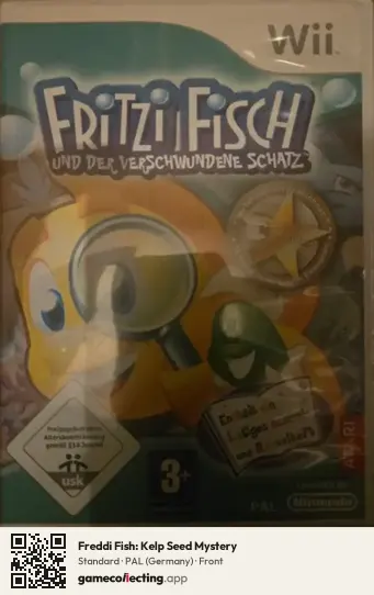Freddi Fish: Kelp Seed Mystery Nintendo Wii, Germany box front
