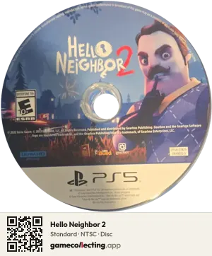 Hello Neighbor 2 PlayStation 5, NTSC disc