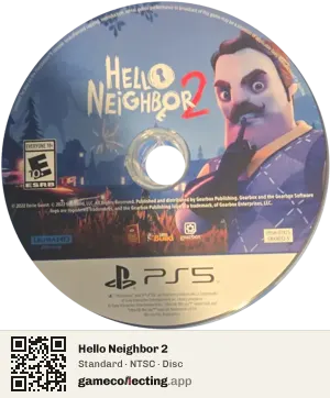 Hello Neighbor 2 PlayStation 5, NTSC disc