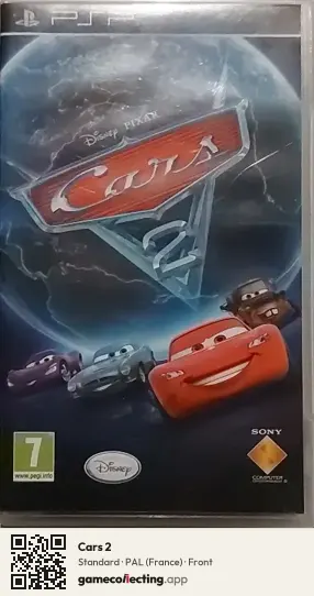 Cars 2 PlayStation Portable, France box front