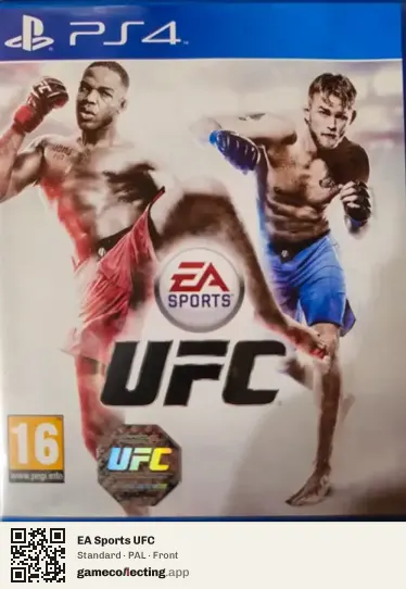 EA Sports UFC PlayStation 4, PAL box front