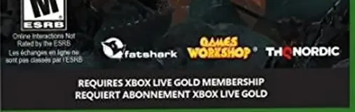 Warhammer: End Times: Vermintide, the ESRB box on its front