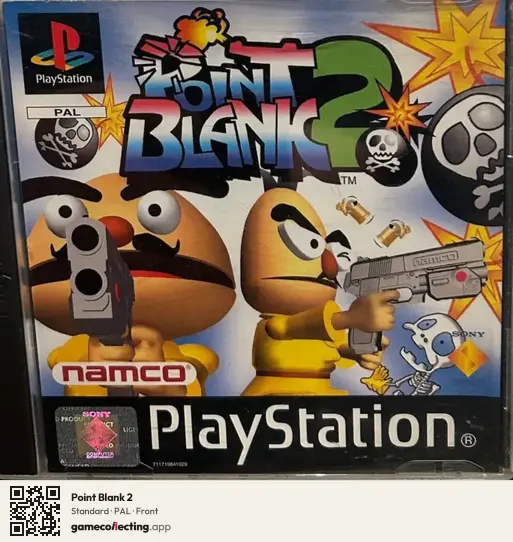 Point Blank 2 PlayStation, PAL box front