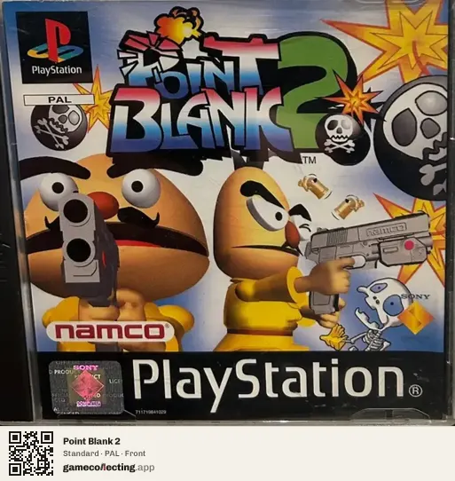 Point Blank 2 PlayStation, PAL box front