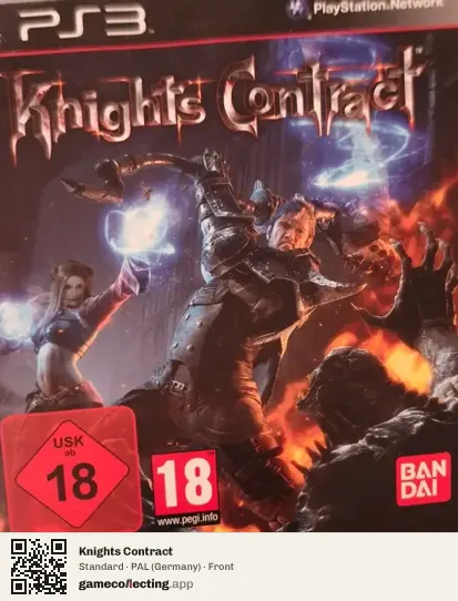 Knights Contract PlayStation 3, Germany box front