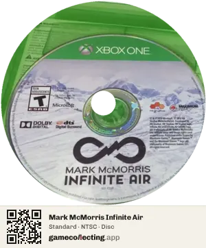 Mark McMorris Infinite Air Xbox One, NTSC disc
