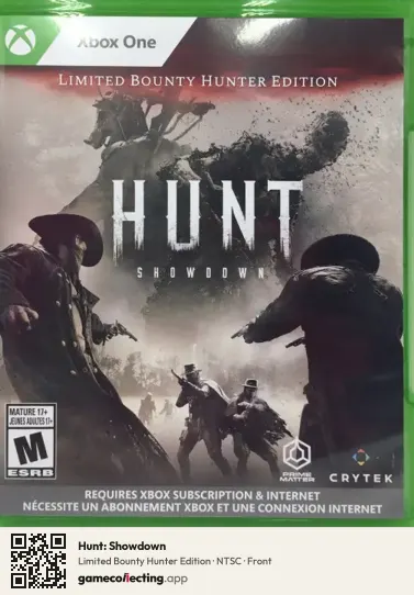 Hunt: Showdown Xbox One, NTSC box front