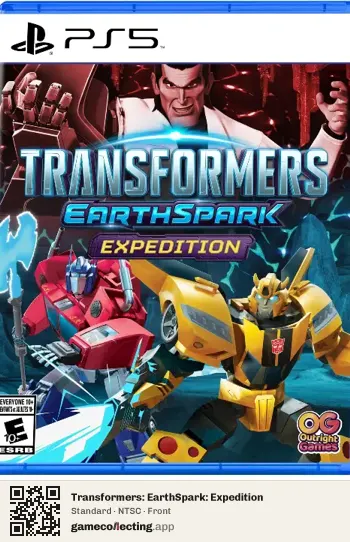 Transformers: EarthSpark: Expedition PlayStation 5, NTSC box front