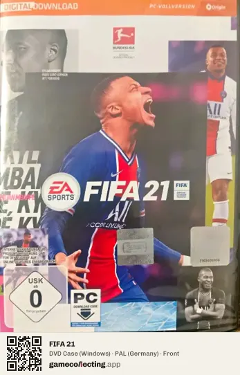 FIFA 21 Computer, Germany box front
