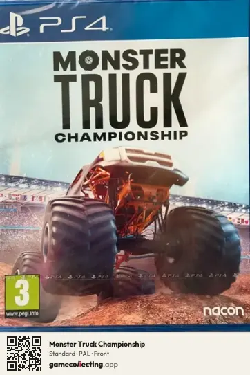 Monster Truck Championship PlayStation 4, PAL box front