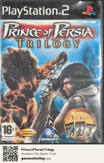 Prince of Persia Trilogy PlayStation 2, Spain box front