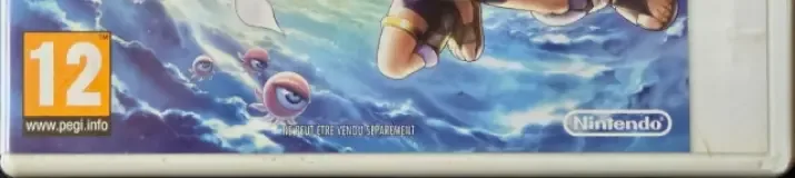 Kid Icarus: Uprising, the USK square on its front