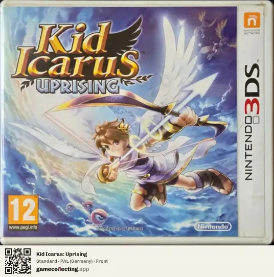 Kid Icarus: Uprising Nintendo 3DS, Germany box front