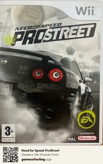Need for Speed: ProStreet Nintendo Wii, France box front