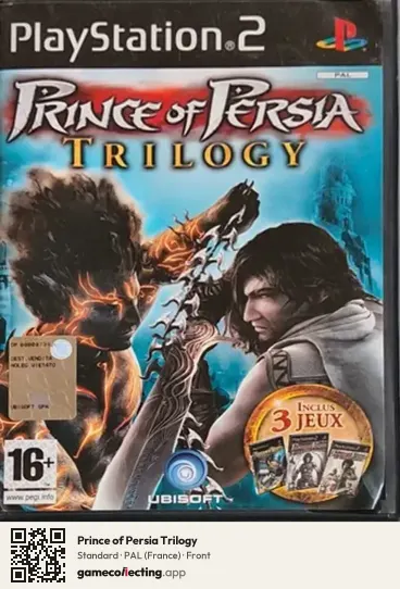 Prince of Persia Trilogy PlayStation 2, France box front