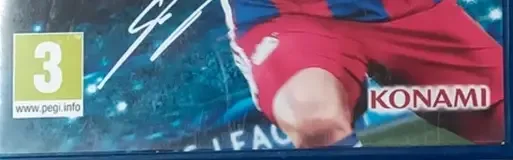 Pro Evolution Soccer 2015, the USK square on its front