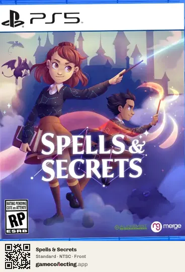 Spells & Secrets PlayStation 5, NTSC box front
