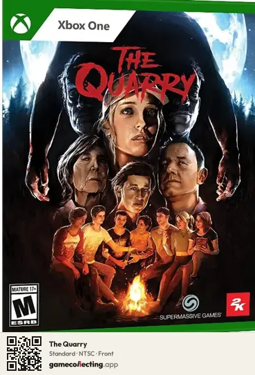The Quarry Xbox One, NTSC box front