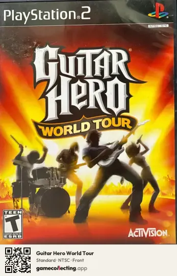 Guitar Hero World Tour PlayStation 2, NTSC box front