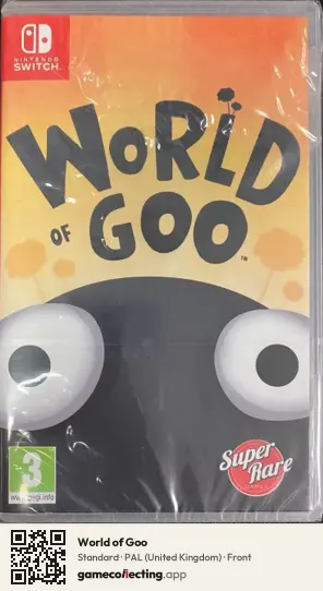 World of Goo Nintendo Switch, United Kingdom box front