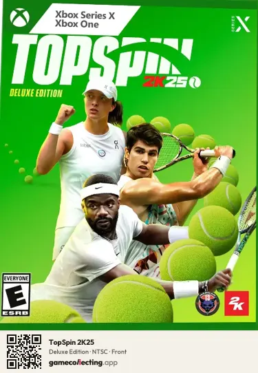 TopSpin 2K25 Xbox Series X, NTSC box front