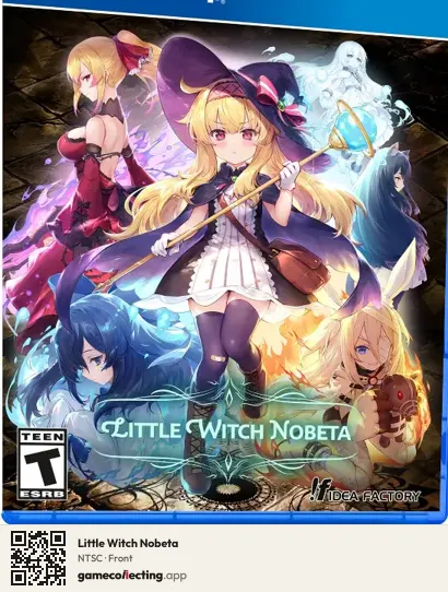 Little Witch Nobeta PlayStation 4, NTSC box front