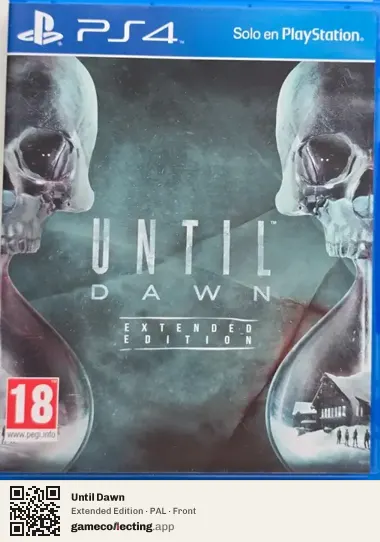 Until Dawn PlayStation 4, PAL box front