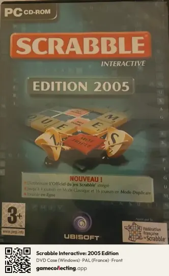 Scrabble Interactive: 2005 Edition Computer, France box front