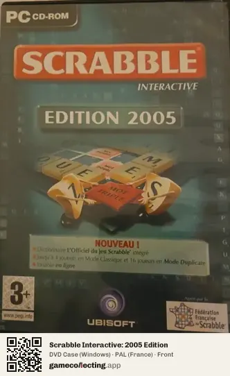 Scrabble Interactive: 2005 Edition Computer, France box front