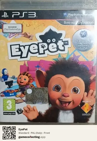 EyePet PlayStation 3, Italy box front