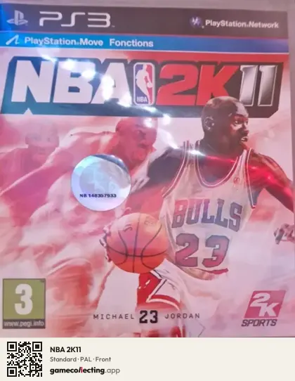 NBA 2K11 PlayStation 3, PAL box front
