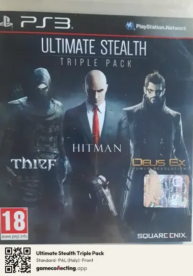 Ultimate Stealth Triple Pack PlayStation 3, Italy box front