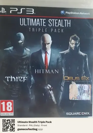 Ultimate Stealth Triple Pack PlayStation 3, Italy box front