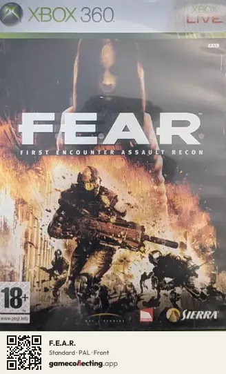 F.E.A.R. Xbox 360, PAL box front