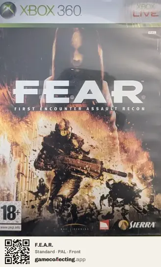 F.E.A.R. Xbox 360, PAL box front